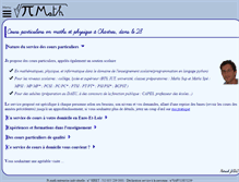 Tablet Screenshot of cours-particuliers-maths28.com